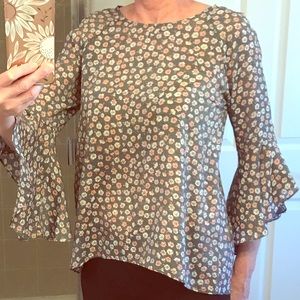 Lauren Conrad bell sleeve top
